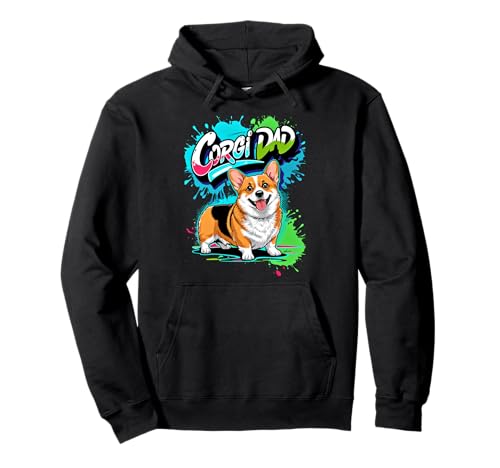 Corgi Dad für Herren, lustiger Corgi-Besitzer, Corgi-Hund Pullover Hoodie Corgi Dad für Herren, lustiger Corgi-Besitzer, Corgi-Hund Pullover Hoodie von Funny Corgi Owner Corgi Dog Ajeli Designs