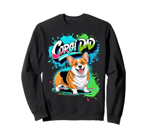 Corgi Dad für Herren, lustiger Corgi-Besitzer, Corgi-Hund Sweatshirt Corgi Dad für Herren, lustiger Corgi-Besitzer, Corgi-Hund Sweatshirt von Funny Corgi Owner Corgi Dog Ajeli Designs