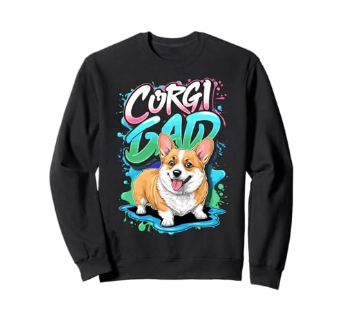 Corgi Dad für Herren, lustiger Corgi-Besitzer, Corgi-Hund Sweatshirt Corgi Dad für Herren, lustiger Corgi-Besitzer, Corgi-Hund Sweatshirt von Funny Corgi Owner Corgi Dog Ajeli Designs