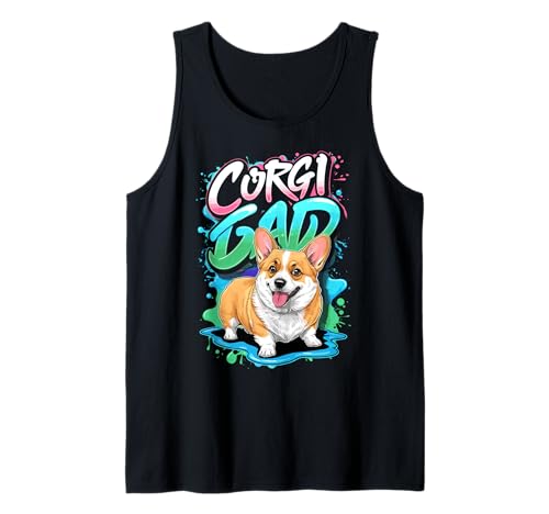 Corgi Dad für Herren, lustiger Corgi-Besitzer, Corgi-Hund Tank Top Corgi Dad für Herren, lustiger Corgi-Besitzer, Corgi-Hund Tank Top von Funny Corgi Owner Corgi Dog Ajeli Designs