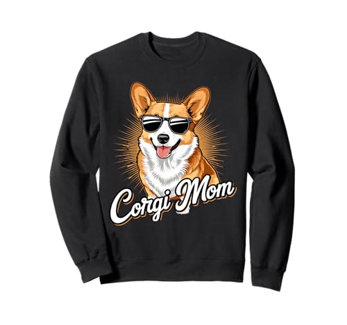 Corgi Mom Damen Lustiger Corgi Besitzer Corgi Hund Sweatshirt Corgi Mom Damen Lustiger Corgi Besitzer Corgi Hund Sweatshirt von Funny Corgi Owner Corgi Dog Ajeli Designs