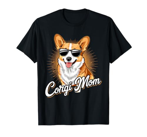 Corgi Mom Damen Lustiger Corgi Besitzer Corgi Hund T-Shirt Corgi Mom Damen Lustiger Corgi Besitzer Corgi Hund T-Shirt von Funny Corgi Owner Corgi Dog Ajeli Designs