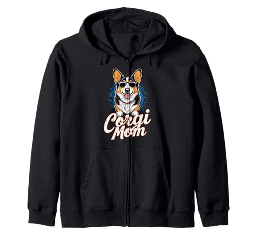 Dog-Mama Corgi Mama Damen Lustiger Corgi-Besitzer Corgi-Hund Kapuzenjacke Dog-Mama Corgi Mama Damen Lustiger Corgi-Besitzer Corgi-Hund Kapuzenjacke von Funny Corgi Owner Corgi Dog Ajeli Designs