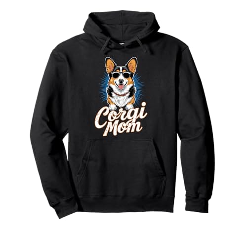 Dog-Mama Corgi Mama Damen Lustiger Corgi-Besitzer Corgi-Hund Pullover Hoodie Dog-Mama Corgi Mama Damen Lustiger Corgi-Besitzer Corgi-Hund Pullover Hoodie von Funny Corgi Owner Corgi Dog Ajeli Designs