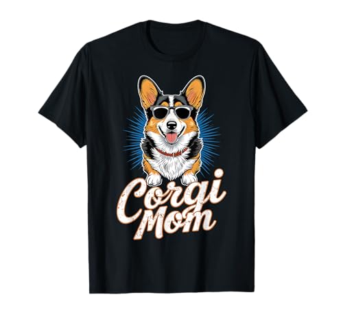 Dog-Mama Corgi Mama Damen Lustiger Corgi-Besitzer Corgi-Hund T-Shirt Dog-Mama Corgi Mama Damen Lustiger Corgi-Besitzer Corgi-Hund T-Shirt von Funny Corgi Owner Corgi Dog Ajeli Designs