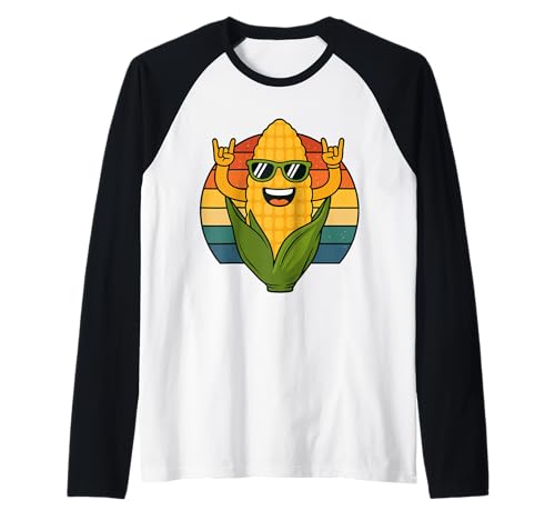 Lustig Cool Retro Maisliebhaber Veggie Bauern Vegan Männer Frauen Raglan Lustig Cool Retro Maisliebhaber Veggie Bauern Vegan Männer Frauen Raglan von Funny Corn Retro Summer Veggie Humor Apparel