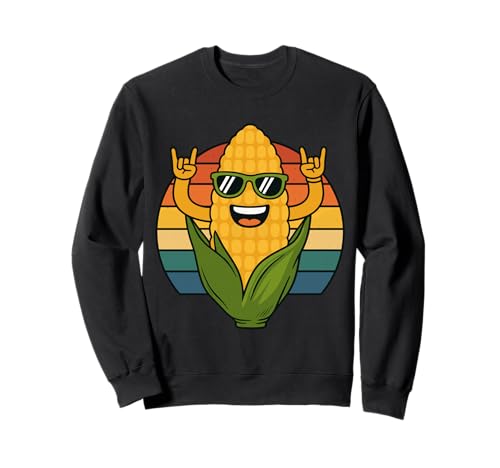 Lustig Cool Retro Maisliebhaber Veggie Bauern Vegan Männer Frauen Sweatshirt Lustig Cool Retro Maisliebhaber Veggie Bauern Vegan Männer Frauen Sweatshirt von Funny Corn Retro Summer Veggie Humor Apparel