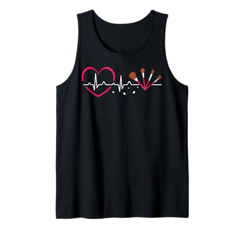 Heartbeat Make-up Artist Cosmetology Salon Women Funny Tank Top Heartbeat Make-up Artist Cosmetology Salon Women Funny Tank Top von Funny Cosmetology Apparel For Salon Professional