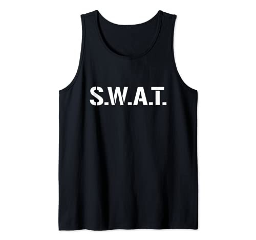 SWAT Kostüm Shirt Lustiges Halloween Gruppen-Outfit Damen Herren Tank Top SWAT Kostüm Shirt Lustiges Halloween Gruppen-Outfit Damen Herren Tank Top von Funny Costume Halloween Gift Apparel