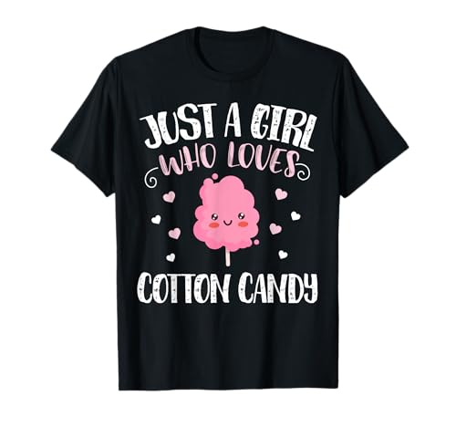 Just A Girl Who Loves Cotton Candy – Funny Cotton Candy T-Shirt von Funny Cotton Candy Designs for Girls and Women