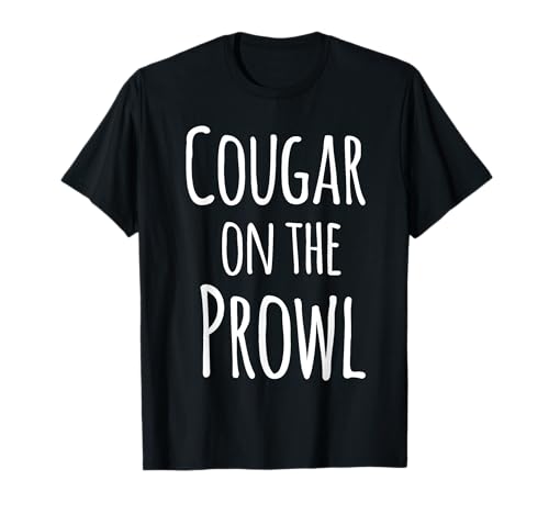 Cougar On The Prowl Lustige Puma Mama Oma Frauen T-Shirt von Funny Cougar by Zynx