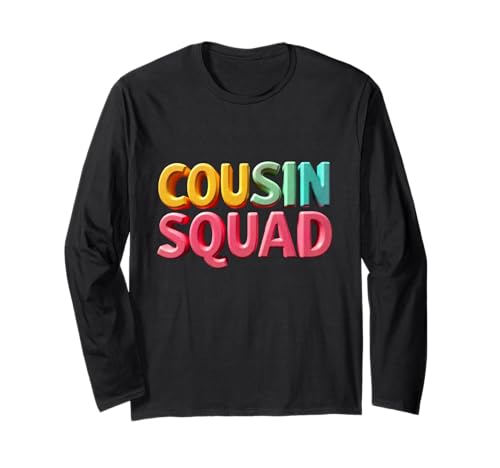 Cousin Squad Zitate Crew Matching Kids Cousin Squad Bedeutung Langarmshirt Cousin Squad Zitate Crew Matching Kids Cousin Squad Bedeutung Langarmshirt von Funny Cousin Squad Crew Family Cousin Squad Shirt
