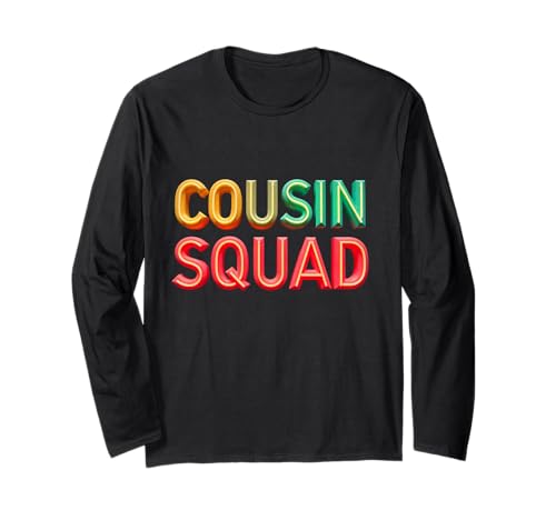 Cousin Squad Zitate Crew Matching Kids Cousin Squad Bedeutung Langarmshirt Cousin Squad Zitate Crew Matching Kids Cousin Squad Bedeutung Langarmshirt von Funny Cousin Squad Crew Family Cousin Squad Shirt