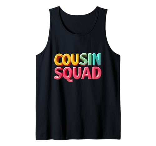 Cousin Squad Zitate Crew Matching Kids Cousin Squad Bedeutung Tank Top Cousin Squad Zitate Crew Matching Kids Cousin Squad Bedeutung Tank Top von Funny Cousin Squad Crew Family Cousin Squad Shirt