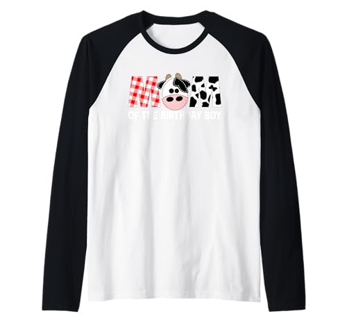 Kuhfarm zum 1. Geburtstag für Jungen, Kuhfarm Raglan Kuhfarm zum 1. Geburtstag für Jungen, Kuhfarm Raglan von Funny Cow Mom And Dad Birthday Family Tees