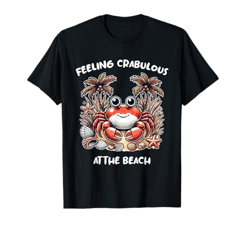 Krabben-Design, Kinder, Herren, Damen, Sommer, Urlaub, Strand, lustige Krabbe T-Shirt Krabben-Design, Kinder, Herren, Damen, Sommer, Urlaub, Strand, lustige Krabbe T-Shirt von Funny Crab Lover Summer Vacation Beach