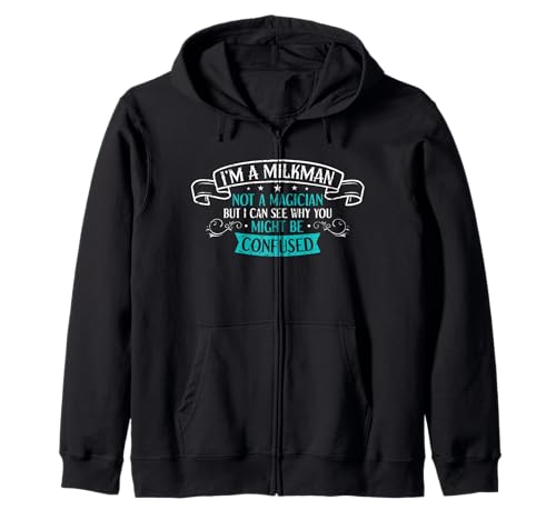 Milkman Milk Man Milkmen Milkmen Milkman Milkmaker Lustiger Beruf Kapuzenjacke Milkman Milk Man Milkmen Milkmen Milkman Milkmaker Lustiger Beruf Kapuzenjacke von Funny Creamy Dairy Delivery Funny Style