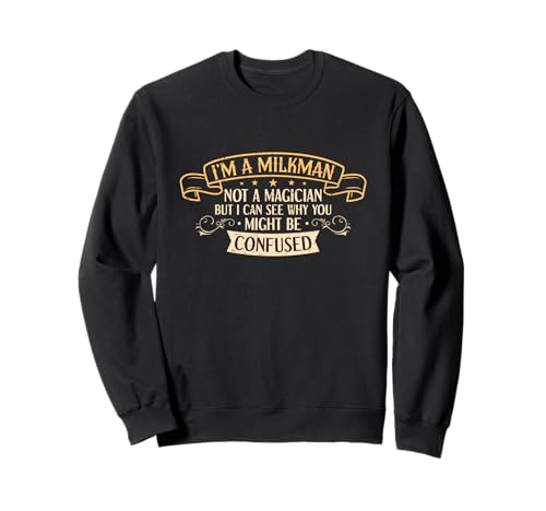 Milkman Milk Man Milkmen Milkmen Milkman Milkmaker Lustiger Beruf Sweatshirt Milkman Milk Man Milkmen Milkmen Milkman Milkmaker Lustiger Beruf Sweatshirt von Funny Creamy Dairy Delivery Funny Style