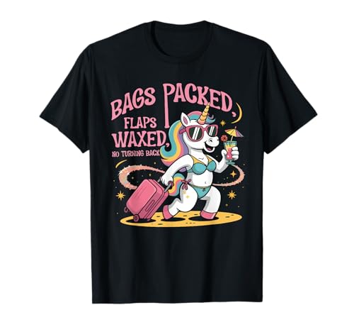Taschen verpackt Einhorn lustig unangemessen Urlaub Frauen T-Shirt Taschen verpackt Einhorn lustig unangemessen Urlaub Frauen T-Shirt von Funny Cringe Offensive Humor Inappropriate Shirts