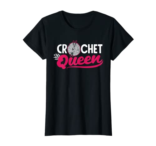 Damen Crochet Queen Niedliches Häkeln T-Shirt Damen Crochet Queen Niedliches Häkeln T-Shirt von Funny Crochet & Crocheting Clothes For Womens