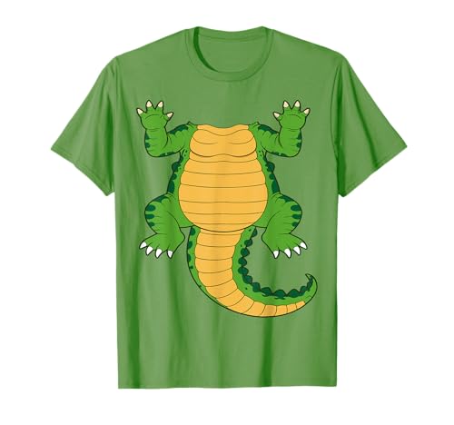 Krokodil-Kostüm, lustiges Tier-Outfit, T-Shirt für Kinder und Erwachsene T-Shirt Krokodil-Kostüm, lustiges Tier-Outfit, T-Shirt für Kinder und Erwachsene T-Shirt von Funny Crocodile Costume Illusion Headless