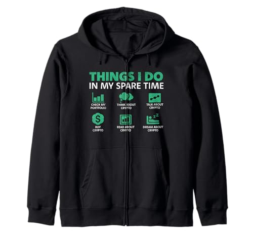 Dinge, die ich in meiner Freizeit Mache Crypto Investor Lover Männer Frauen Kapuzenjacke Dinge, die ich in meiner Freizeit Mache Crypto Investor Lover Männer Frauen Kapuzenjacke von Funny Crypto Investing Co.