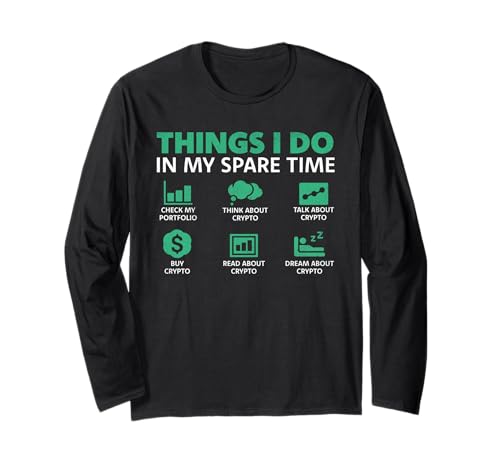 Dinge, die ich in meiner Freizeit Mache Crypto Investor Lover Männer Frauen Langarmshirt Dinge, die ich in meiner Freizeit Mache Crypto Investor Lover Männer Frauen Langarmshirt von Funny Crypto Investing Co.