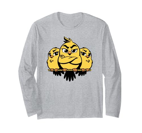 Grumpy Yellow Birds on AST, Geschenk für Erwachsene, Herren, Damen, Kinder Langarmshirt Grumpy Yellow Birds on AST, Geschenk für Erwachsene, Herren, Damen, Kinder Langarmshirt von Funny Cute Birds Lover Bird Watcher Graphic Design