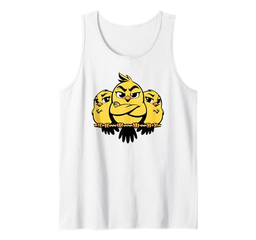 Grumpy Yellow Birds on AST, Geschenk für Erwachsene, Herren, Damen, Kinder Tank Top Grumpy Yellow Birds on AST, Geschenk für Erwachsene, Herren, Damen, Kinder Tank Top von Funny Cute Birds Lover Bird Watcher Graphic Design