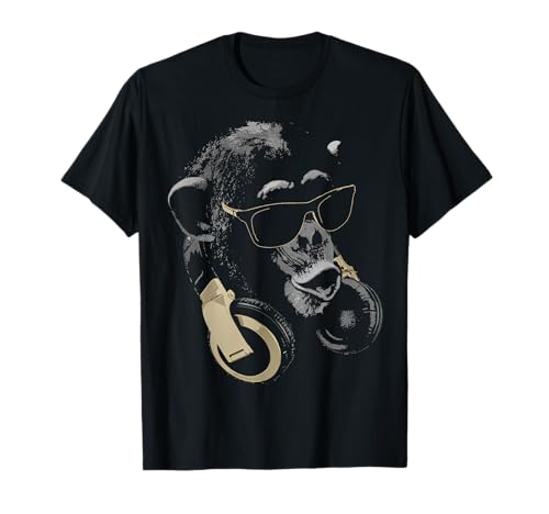 Funny Cute Happy and Cool Animal Design Love Store Herren T-Shirt Schwarz S Tier Novelty DJ Animal Classic Fit Short Sleeve T-Shirt Funny Cute Happy and Cool Animal Design Love Store Herren T-Shirt Schwarz S Tier Novelty DJ Animal Classic Fit Short Sleeve T-Shirt von Funny Cute Happy and Cool Animal Design Love Store