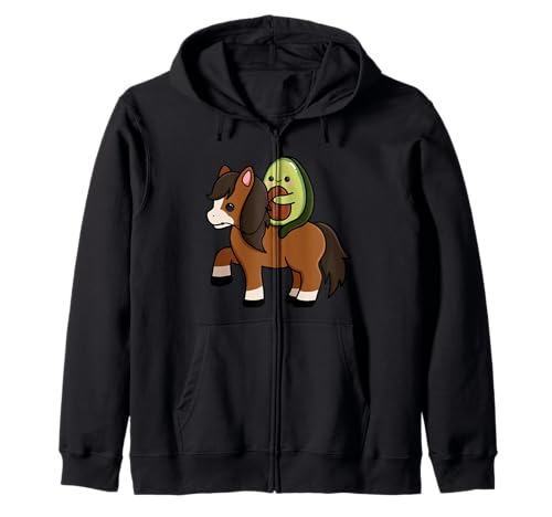 Kawaii Avocado reitet EIN Pferdeliebhaber Frauen Kinder Kleinkind 5T Kapuzenjacke Kawaii Avocado reitet EIN Pferdeliebhaber Frauen Kinder Kleinkind 5T Kapuzenjacke von Funny Cute Kawaii Anime Merch