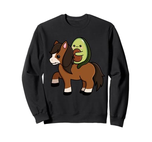 Kawaii Avocado reitet EIN Pferdeliebhaber Frauen Kinder Kleinkind 5T Sweatshirt Kawaii Avocado reitet EIN Pferdeliebhaber Frauen Kinder Kleinkind 5T Sweatshirt von Funny Cute Kawaii Anime Merch