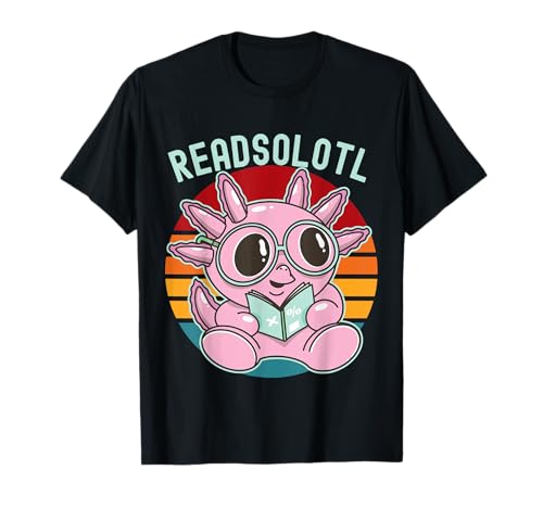 Liest Alotl Shirt Kids Readsolotl Read Axolotl Shirt Bücher T-Shirt Liest Alotl Shirt Kids Readsolotl Read Axolotl Shirt Bücher T-Shirt von Funny Cute Readsolotl Read Axolotl Books Lovers