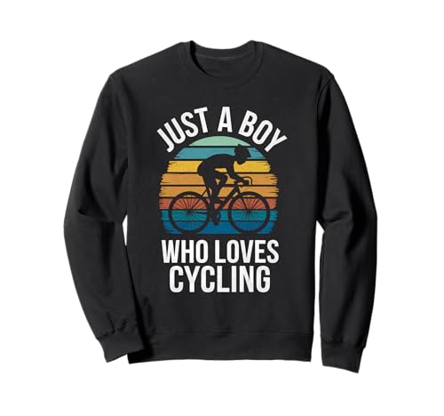 Nur EIN Junge, der gerne Rad fährt, Mountainbiken, Kinder, Radfahren Sweatshirt Nur EIN Junge, der gerne Rad fährt, Mountainbiken, Kinder, Radfahren Sweatshirt von Funny Cycling Apparel for Men Women