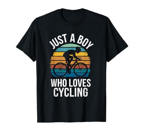 Nur EIN Junge, der gerne Rad fährt, Mountainbiken, Kinder, Radfahren T-Shirt Nur EIN Junge, der gerne Rad fährt, Mountainbiken, Kinder, Radfahren T-Shirt von Funny Cycling Apparel for Men Women