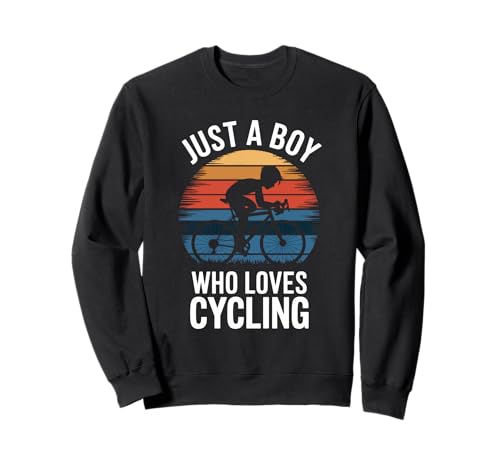 Nur EIN Junge, der gerne Rad fährt, Rennrad, Kinder, Radfahren Sweatshirt Nur EIN Junge, der gerne Rad fährt, Rennrad, Kinder, Radfahren Sweatshirt von Funny Cycling Apparel for Men Women