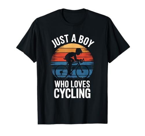 Nur EIN Junge, der gerne Rad fährt, Rennrad, Kinder, Radfahren T-Shirt Nur EIN Junge, der gerne Rad fährt, Rennrad, Kinder, Radfahren T-Shirt von Funny Cycling Apparel for Men Women