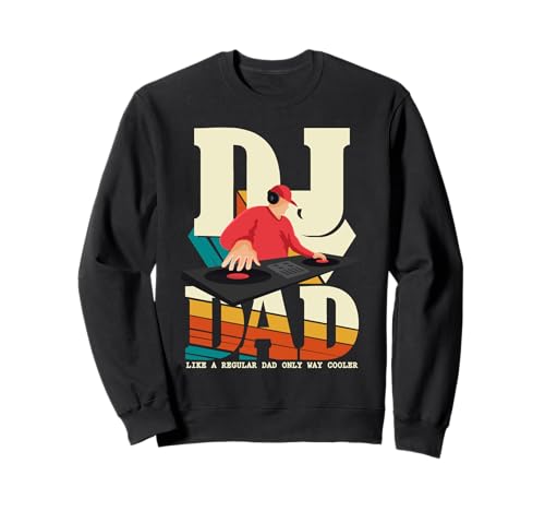DJ Dad Vintage Funny Beat Disc Jockey Vatertag Herren Sweatshirt DJ Dad Vintage Funny Beat Disc Jockey Vatertag Herren Sweatshirt von Funny DJ Disc Jockey Beat Maker Gifts