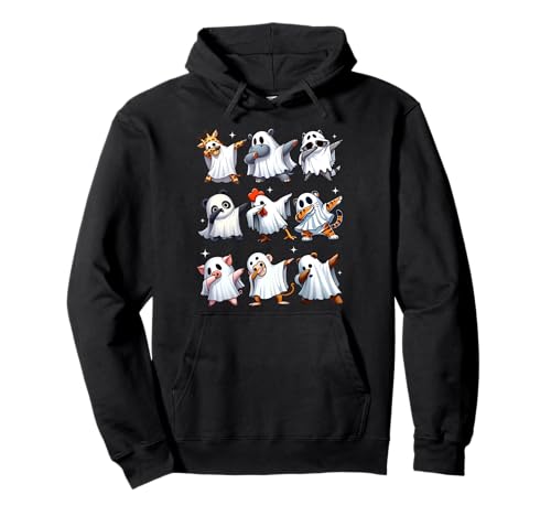Men Women and Kids Dabbing Animals Wildlife Halloween Party Pullover Hoodie Men Women and Kids Dabbing Animals Wildlife Halloween Party Pullover Hoodie von Funny Dab Ghost Animals Lover Zoo Spooky Costume