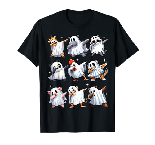 Men Women and Kids Dabbing Animals Wildlife Halloween Party T-Shirt Men Women and Kids Dabbing Animals Wildlife Halloween Party T-Shirt von Funny Dab Ghost Animals Lover Zoo Spooky Costume