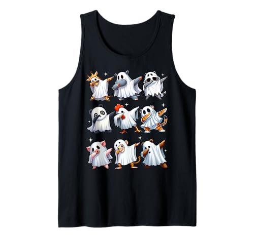 Men Women and Kids Dabbing Animals Wildlife Halloween Party Tank Top Men Women and Kids Dabbing Animals Wildlife Halloween Party Tank Top von Funny Dab Ghost Animals Lover Zoo Spooky Costume