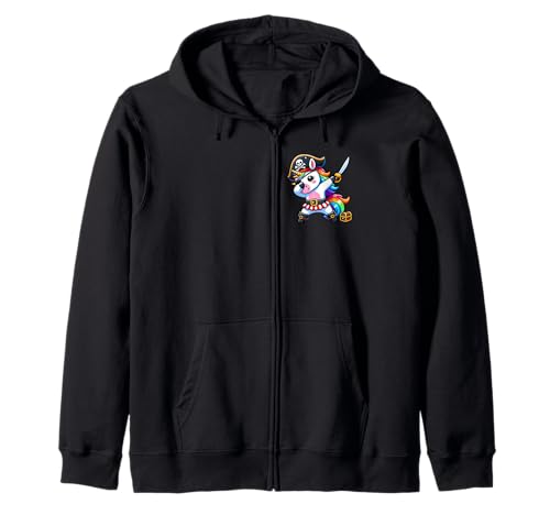 Dabbing Süßes Piraten-Einhorn, magisches Regenbogen-Mädchen, farbenfrohe Kinder Kapuzenjacke Dabbing Süßes Piraten-Einhorn, magisches Regenbogen-Mädchen, farbenfrohe Kinder Kapuzenjacke von Funny Dab Unicorn Treasure Hunt Playful Pirate