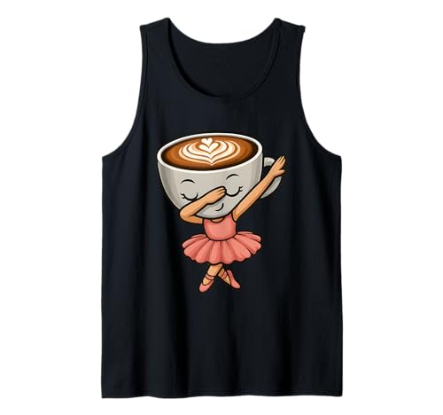 Dabbing Cappuccino-Ballerina, süßes italienisches Brainrot-Meme-Mädchen Tank Top Dabbing Cappuccino-Ballerina, süßes italienisches Brainrot-Meme-Mädchen Tank Top von Funny Dabbing Italian Brainrot Character Bday Kids