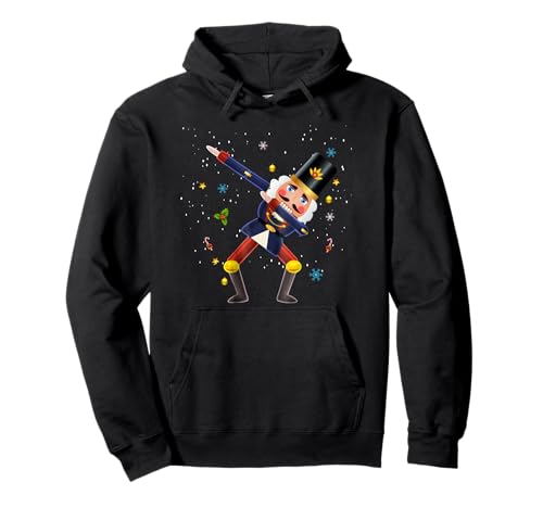 Dabbing Nussknacker Weihnachtskostüm Nussknacker Geschenk Kinder Pullover Hoodie von Funny Dabbing Nutcracker Christmas Costume