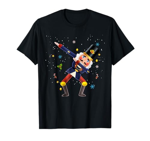 Dabbing Nussknacker Weihnachtskostüm Nussknacker Geschenk Kinder T-Shirt von Funny Dabbing Nutcracker Christmas Costume