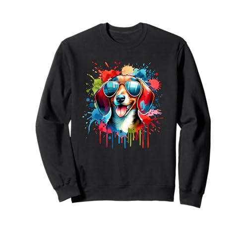 Niedlicher Dackel, lustiger Dackel, für Männer, Frauen, Kinder Sweatshirt Niedlicher Dackel, lustiger Dackel, für Männer, Frauen, Kinder Sweatshirt von Funny Dachshund Dachshunds Apparel