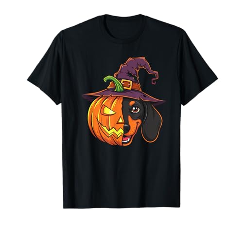 Dackel Kürbis Jack O Laterne Halloween Kinder Herren Damen T-Shirt Dackel Kürbis Jack O Laterne Halloween Kinder Herren Damen T-Shirt von Funny Dachshund Lover Halloween Pumpkin Outfits