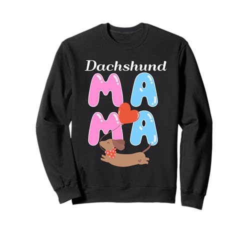 Dackel Mama Cute Wiener Dog Mom Lover Grafik Sweatshirt Dackel Mama Cute Wiener Dog Mom Lover Grafik Sweatshirt von Funny Dachshund Lover Idea for Dog Moms