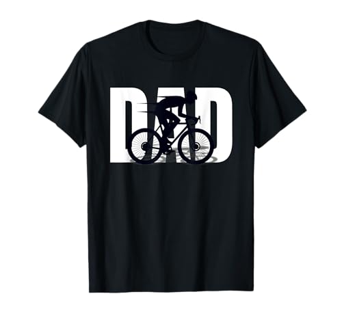 Cycling Dad For Men Funny Motorcycle Father's Day Bike T-Shirt von Funny Dad Cycling Vintage Father