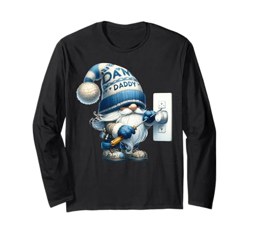 Funny Electrician Dad GNOME Graphic for Men Craftsman Work Langarmshirt Funny Electrician Dad GNOME Graphic for Men Craftsman Work Langarmshirt von Funny Dad Gifts For Men Who Love To Fix Things